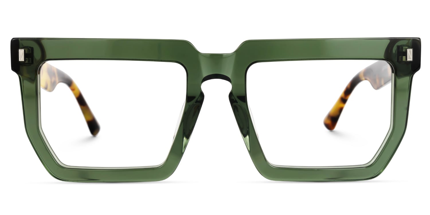 Rectangle Daniela Green Glasses deals -Zeelool Glasses1