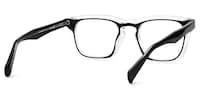 Liam Rectangle Black Crystal Glasses5