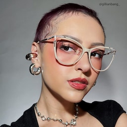 Yomary Cateye Khaki Glasses9