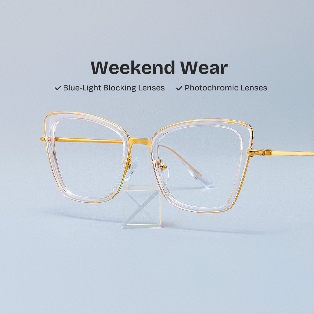 Rosalie Butterfly Clear Color Frame Glasses for Women | Zeelool0