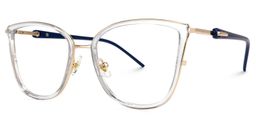 Marisa Cateye Blue Glasses1