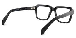 Cally Square Black Glasses5