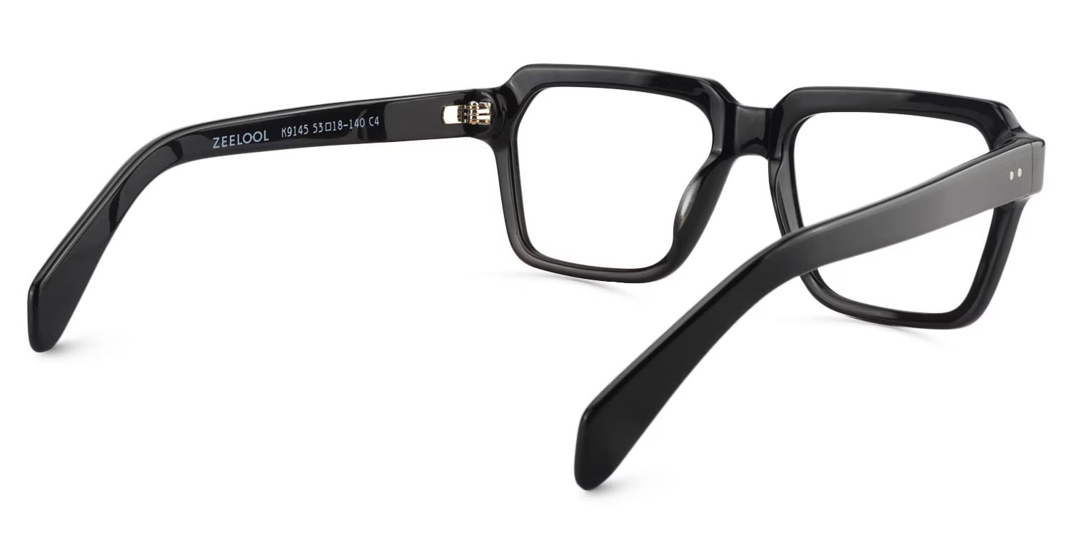 Square Black Glasses | ZEELOOL Canada5