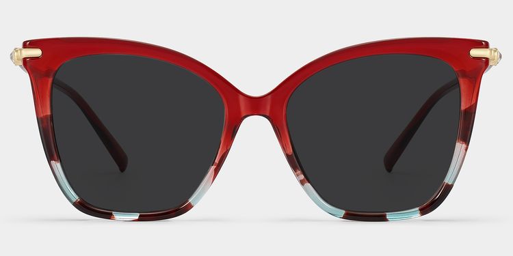 Lamar Red Butterfly Sunglasses