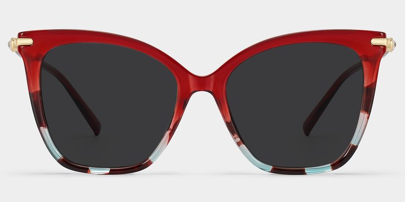 Lamar Red Butterfly Sunglasses