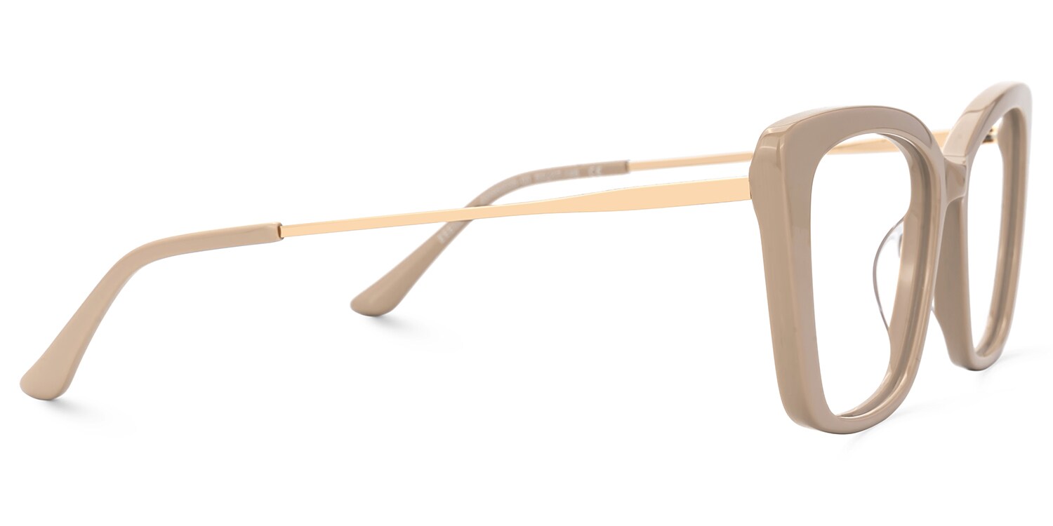 Sheyla Khaki Cat Eye Optical Glasses For Women | Zeelool3