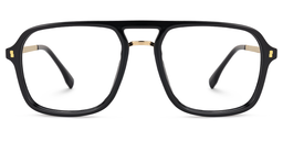 Kilworth Aviator Black Glasses1