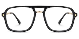 Kilworth Aviator Black Glasses1
