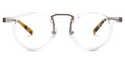Jerria Round Clear Glasses0