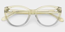 Kiera  Cat-eye Green Glasses2