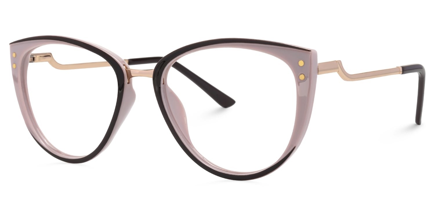 Jacques Cateye Two-Tone Glasses1