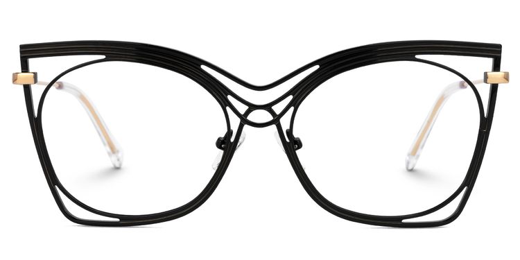 Ballou Butterfly Black Glasses