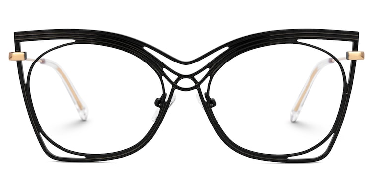 Ballou Butterfly Black Glasses