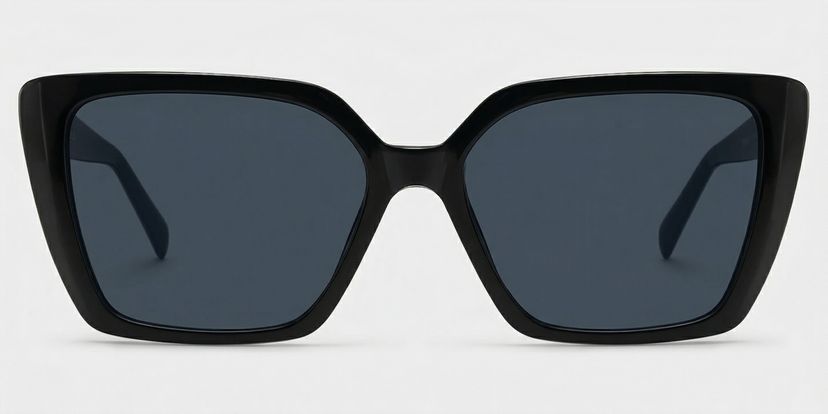 Emery Black Square Glasses