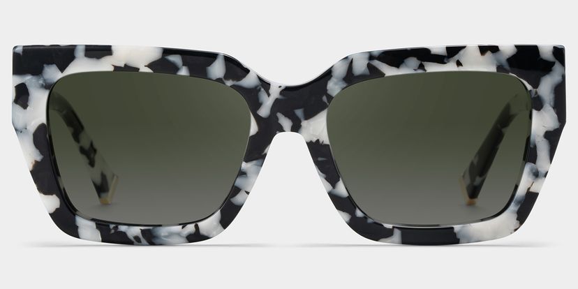 Maddox Square Pattern Polarized Sunglasses