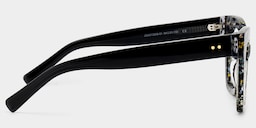 Renata Square Black Glasses5