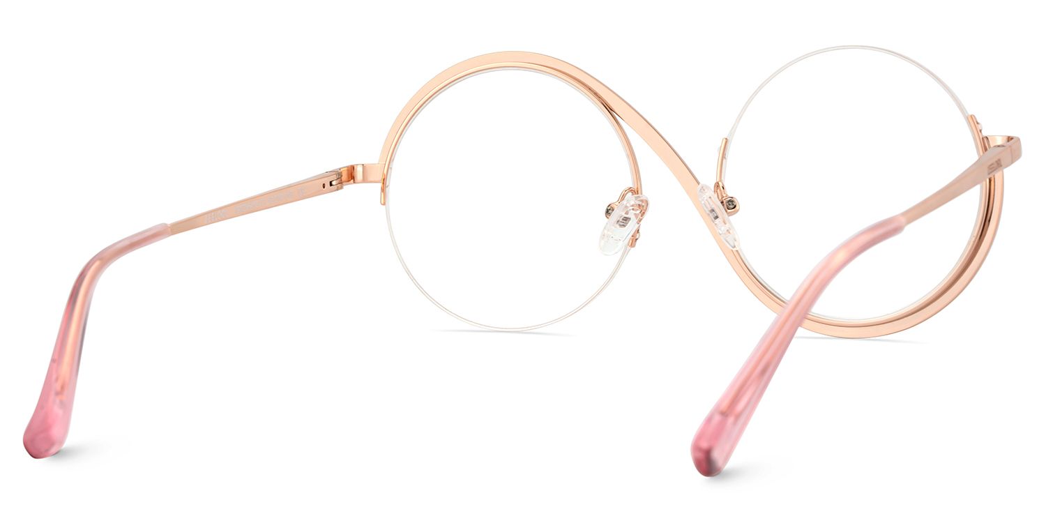 Women's Half Rim Glasses With Diamonds4