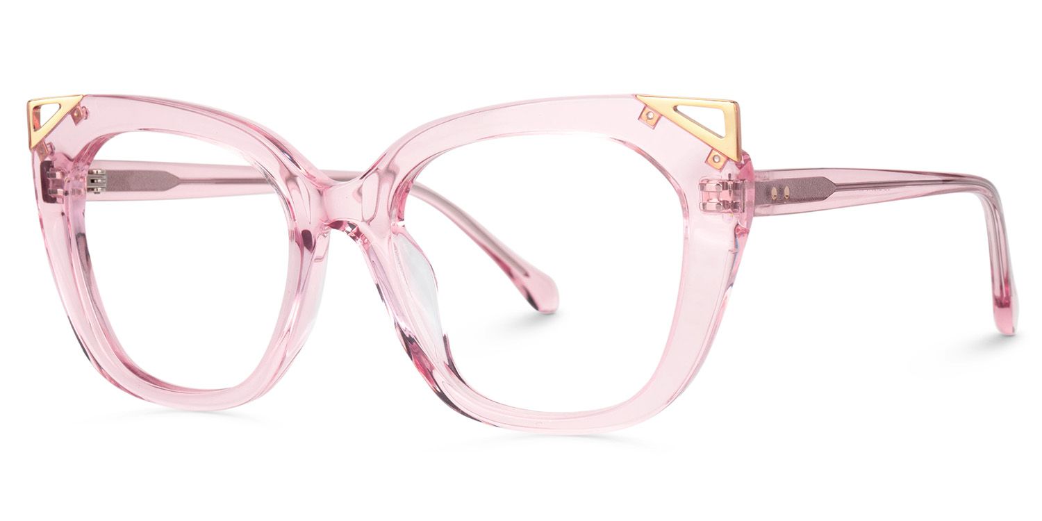 Hellena Cateye With Pink Glasses for Ladies | Zeelool