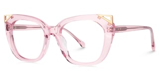 Hellena Cateye Pink Glasses1