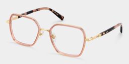 Sophie Pink Geometric Glasses2