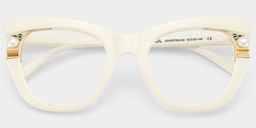 Pearl Cateye White Glasses2