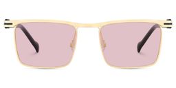 Violet Browline Gold Sunglasses0