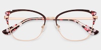 Mariana Rectangle Brown Glasses1