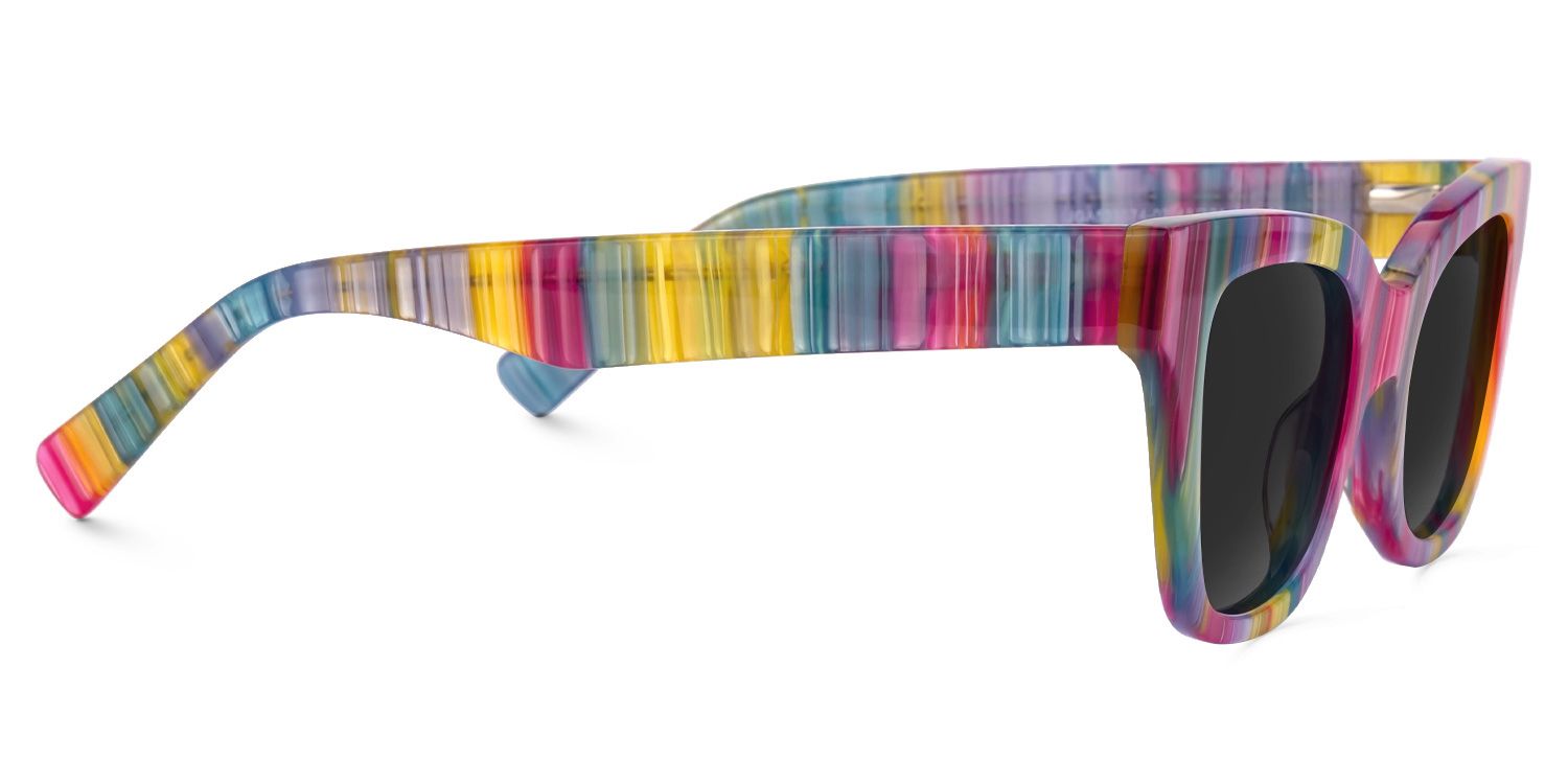 Nereyda Cateye Multicolor Sunglasses | Zeelool Glasses2