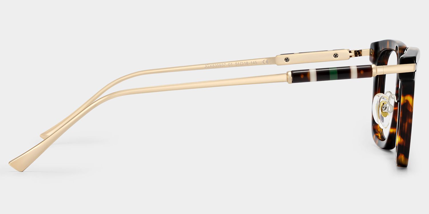 Rayne Square Glasses Eyeglasses in Tortoise Color | ZEELOOL4