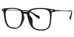 Mullen Square Fake Black Glasses1
