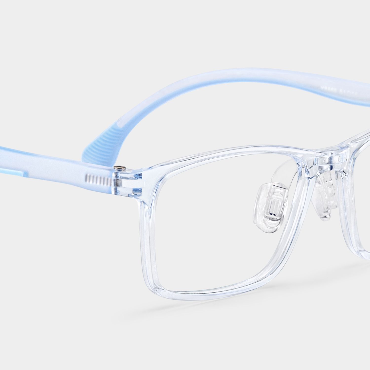 Sunny Rectangle Blue Frame Eyeglasses for Tween5
