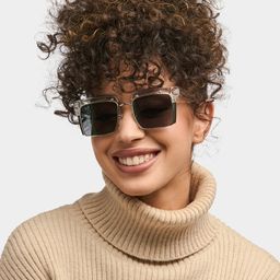 Kiana Square Clear Glasses1