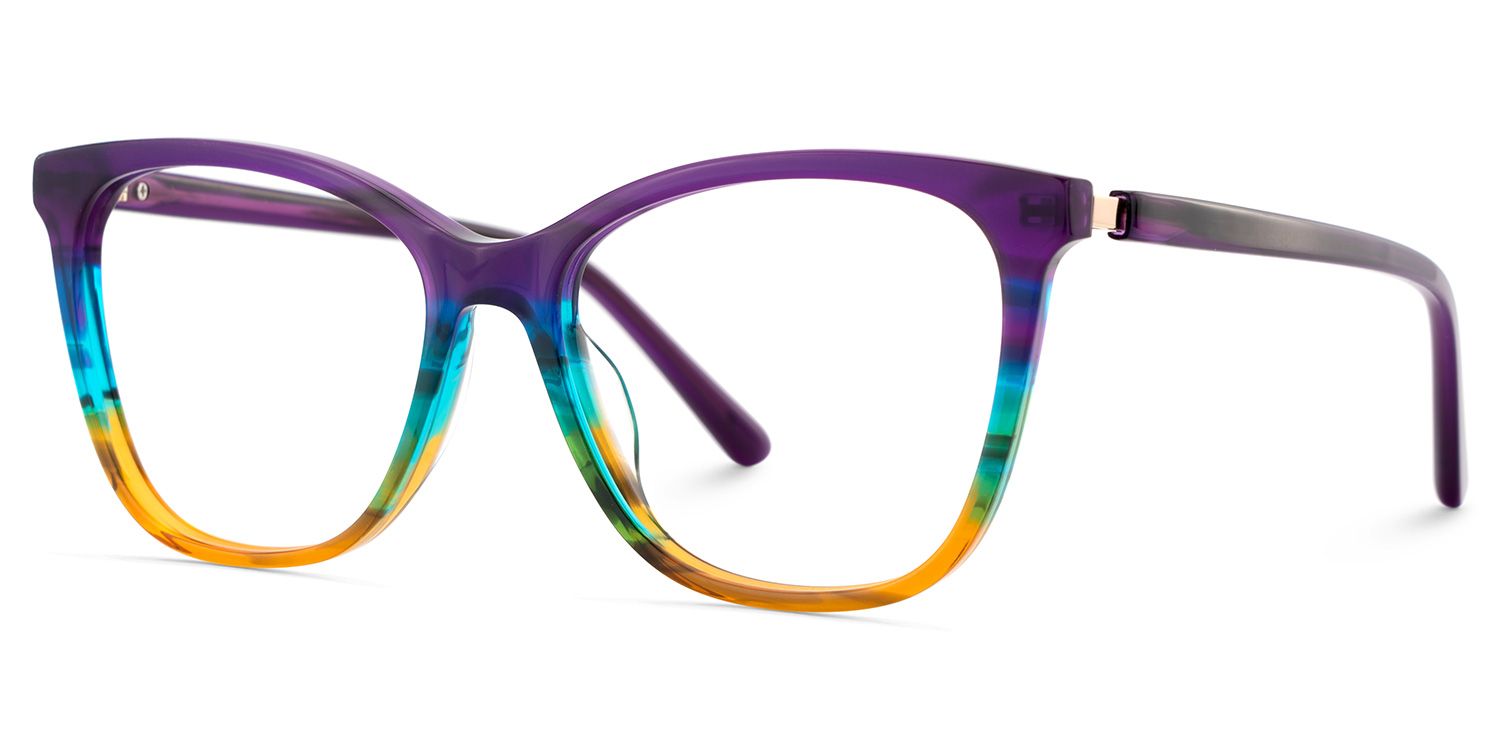 Gage Butterfly Colorful Color Frame Glasses for Women | Zeelool3