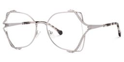 Mcconico Butterfly Silver Glasses1