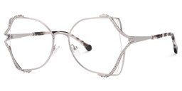 Mcconico Butterfly Silver Glasses1