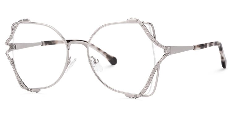 Mcconico Butterfly Silver Glasses