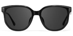 Mirage Geometric Black Sunglasses0