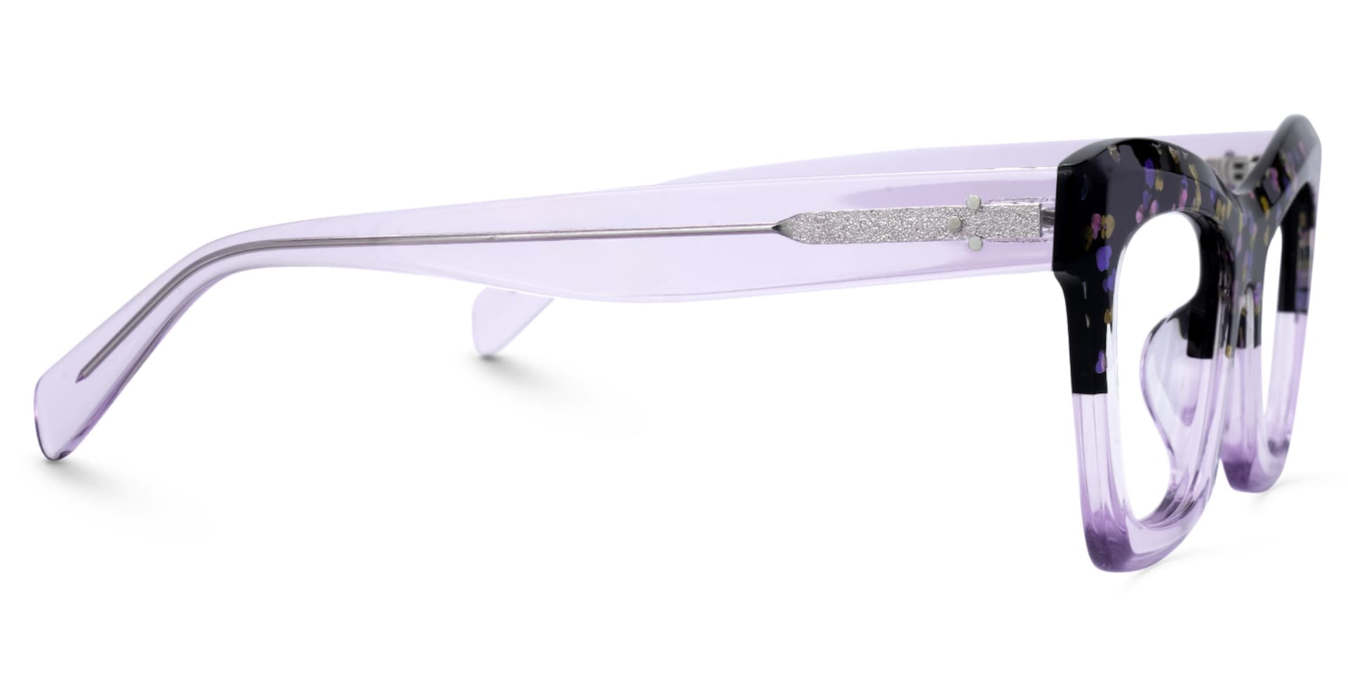 New Arrival Black and Purple Glasses for Benitez Frame | Zeelool2
