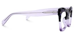 Benitez Square Light Purple Glasses2