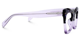 Benitez Square Light Purple Glasses2