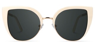 Brewer Cateye White Glasses0