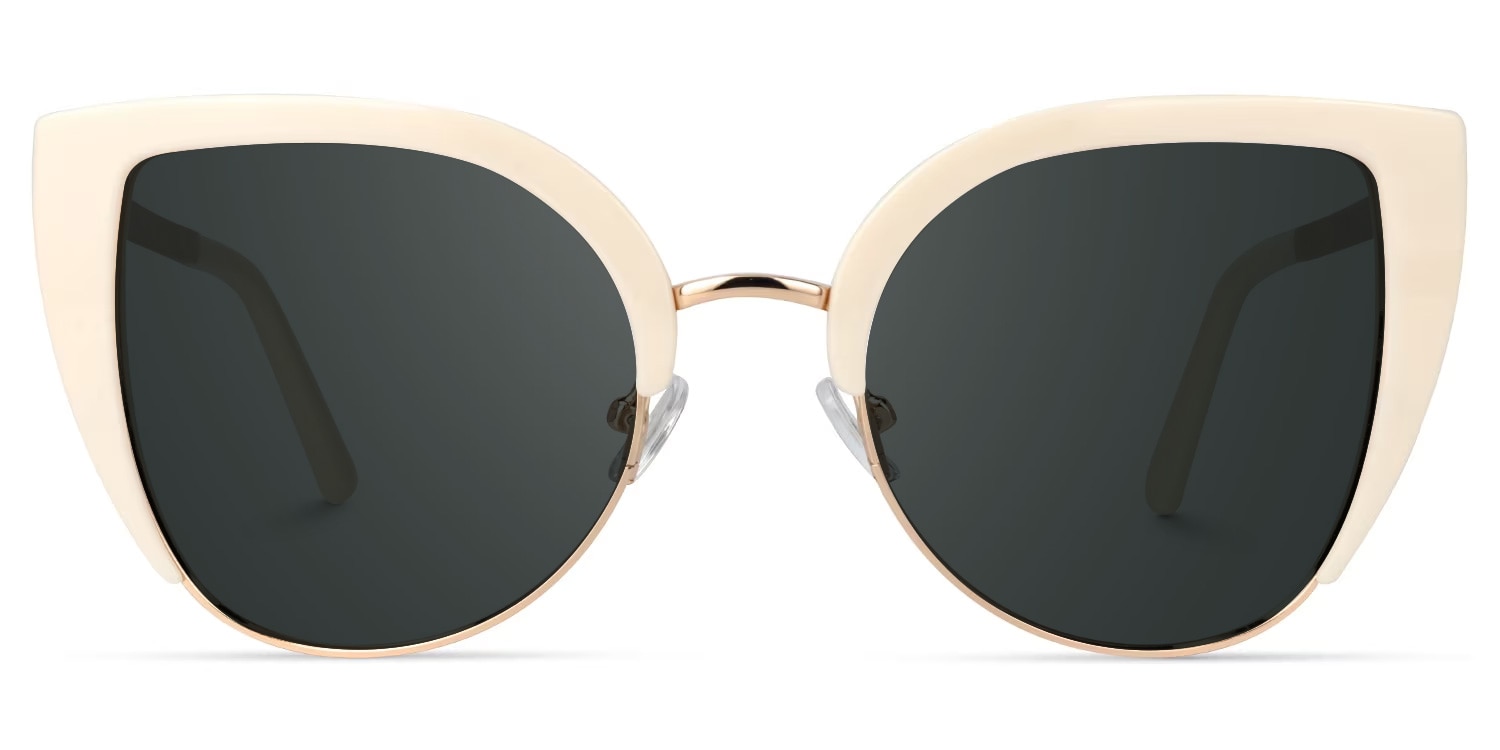 Brewer Cateye White Glasses0