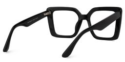 Jeanell Square Black Glasses3