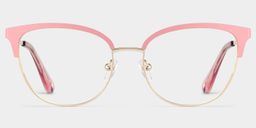 Lacey Browline Pink Glasses1
