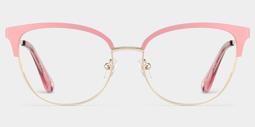 Lacey Browline Pink Glasses