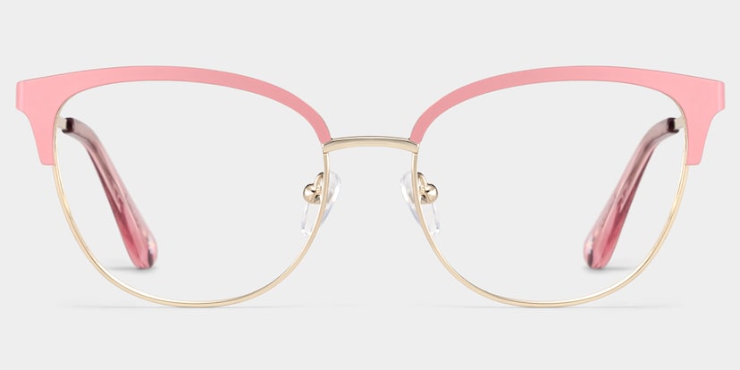 Lacey Browline Pink Glasses