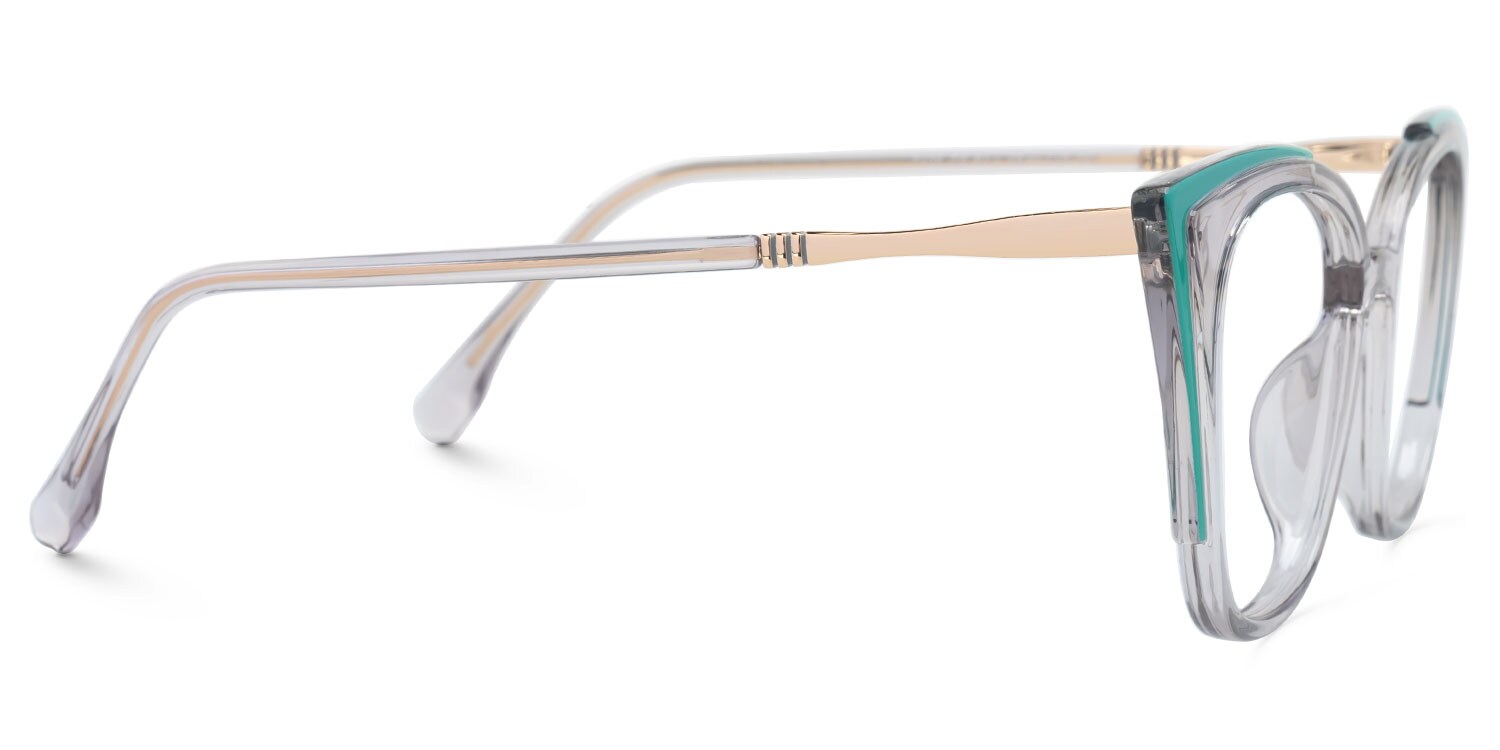 Cateye Darielle Gray Glasses deals -Zeelool Glasses2
