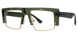 Maldonado Rectangle Black Glasses2
