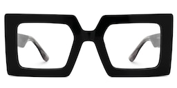 Tiffaney Square Black Glasses0