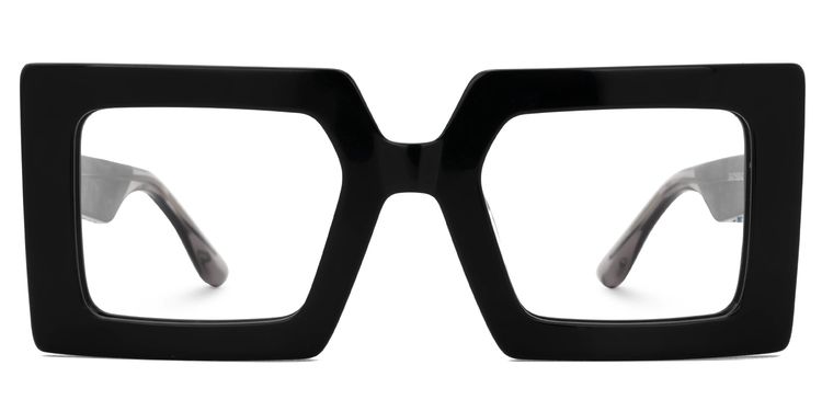 Tiffaney Square Black Glasses